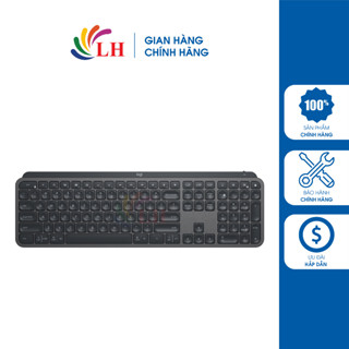 Bàn phím không dây Logitech MX Keys - Hàng chính hãng - Thiết kế nhỏ gọn, khả năng phản hồi cực nhanh