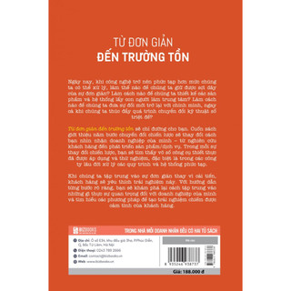 Sách - Từ đơn giản đến trường tồn - (Biz)