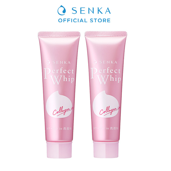 [HB GIFT] Sữa rửa mặt Senka Perfect Whip Collagen 50g x 2