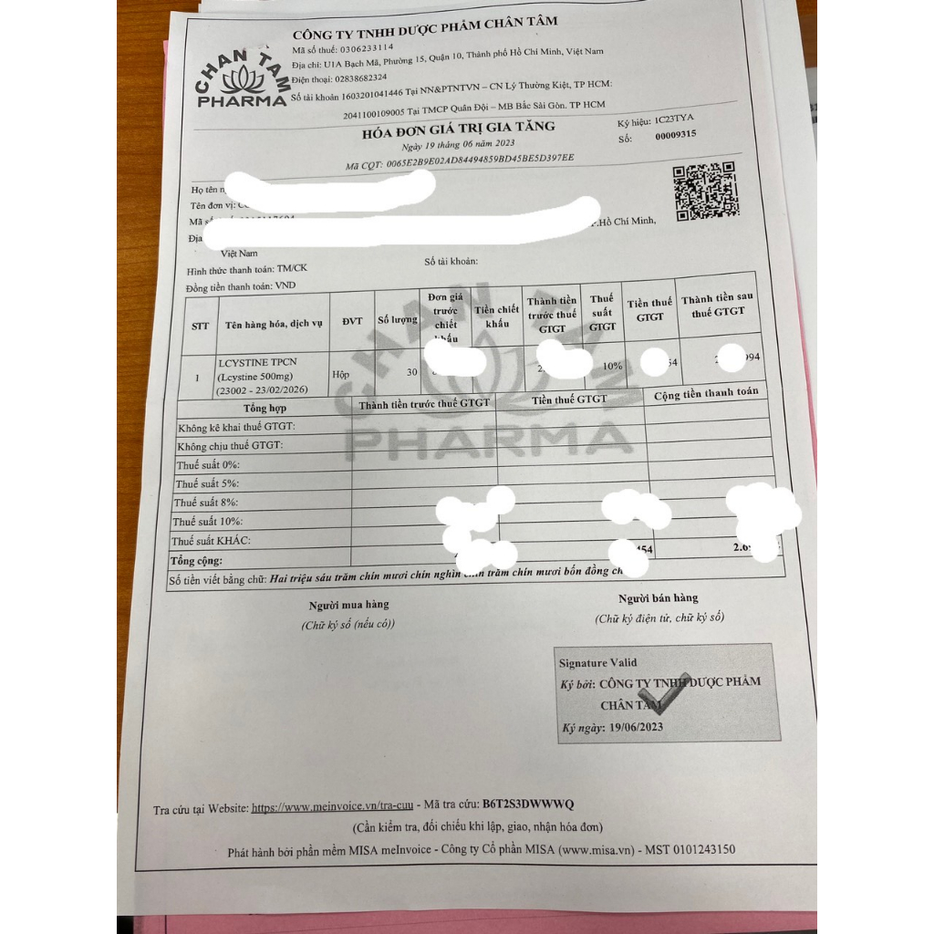 Viên uống tổng hợp làm đẹp da tóc móng L-cystine hộp 60 viên