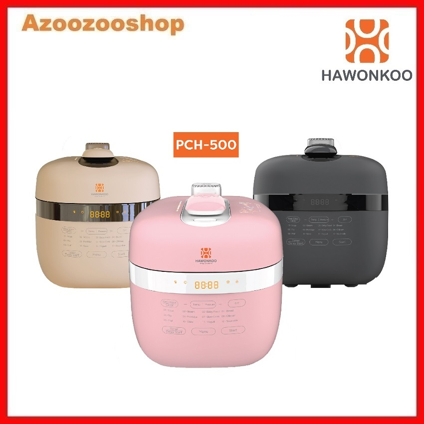 Nồi Áp Suất Điện Tử Hawonkoo PCH-500 5 Lít 1000W Hàng Chính Hãng Bảo Hành 12 Tháng