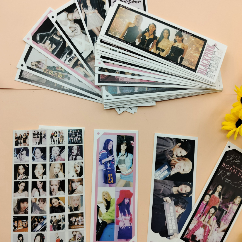 BTS Yet to Come in Cinemas -  BlackPink Born Bink - Bookmark & Stickers