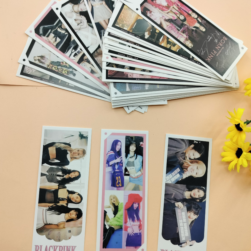 BTS Yet to Come in Cinemas -  BlackPink Born Bink - Bookmark & Stickers