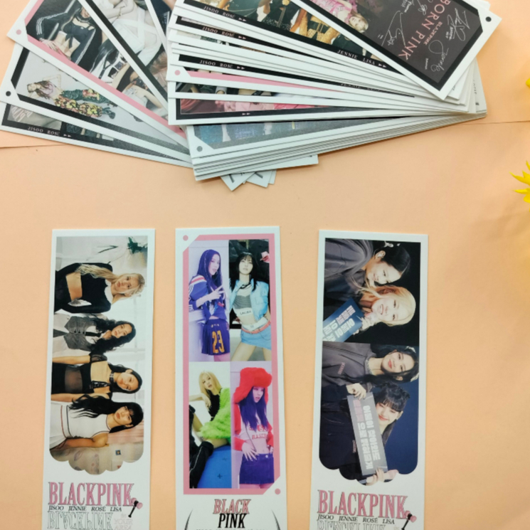 BTS Yet to Come in Cinemas -  BlackPink Born Bink - Bookmark & Stickers
