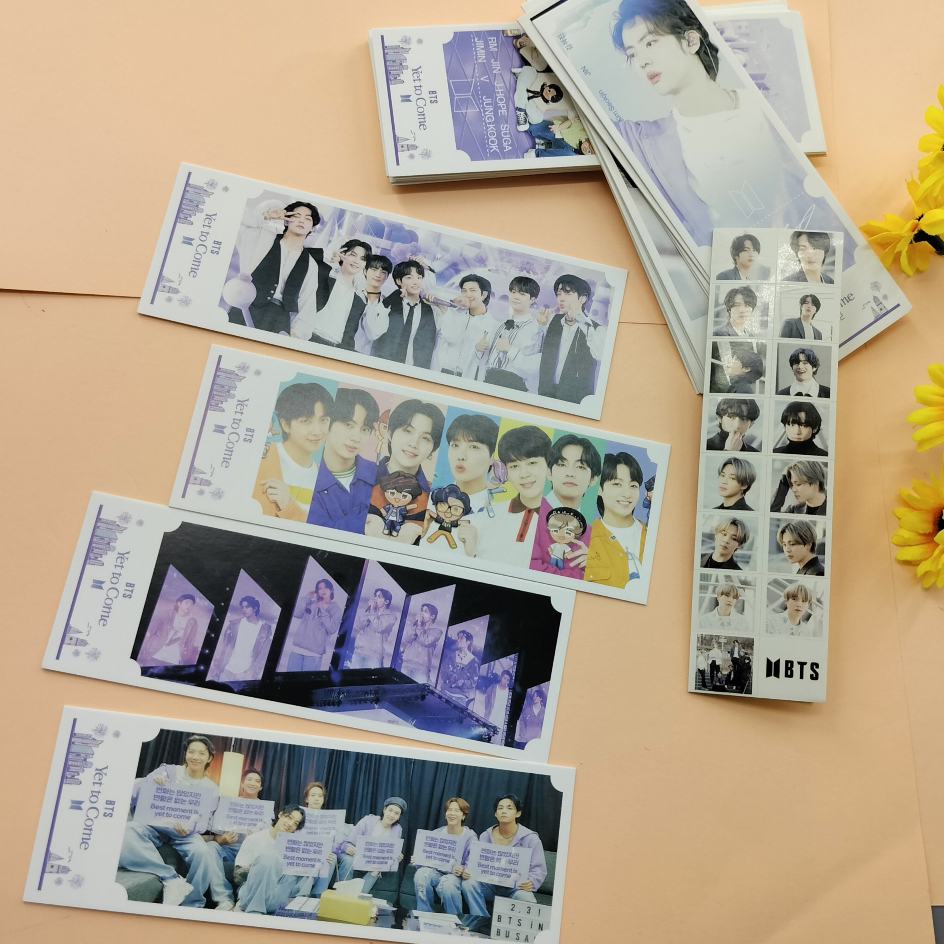 BTS Yet to Come in Cinemas -  BlackPink Born Bink - Bookmark & Stickers