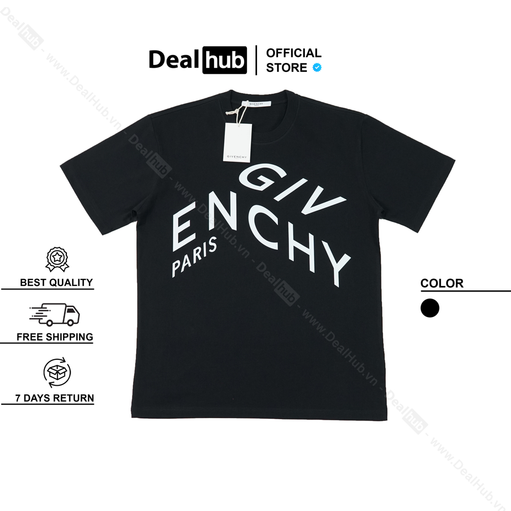 Áo thun G.ivenchy Refracted Logo GVC004
