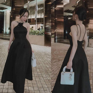 ĐẦM MAXI YẾM HOA CỔ