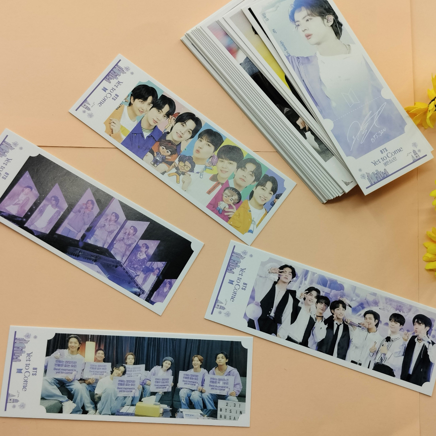 BTS Yet to Come in Cinemas -  BlackPink Born Bink - Bookmark & Stickers