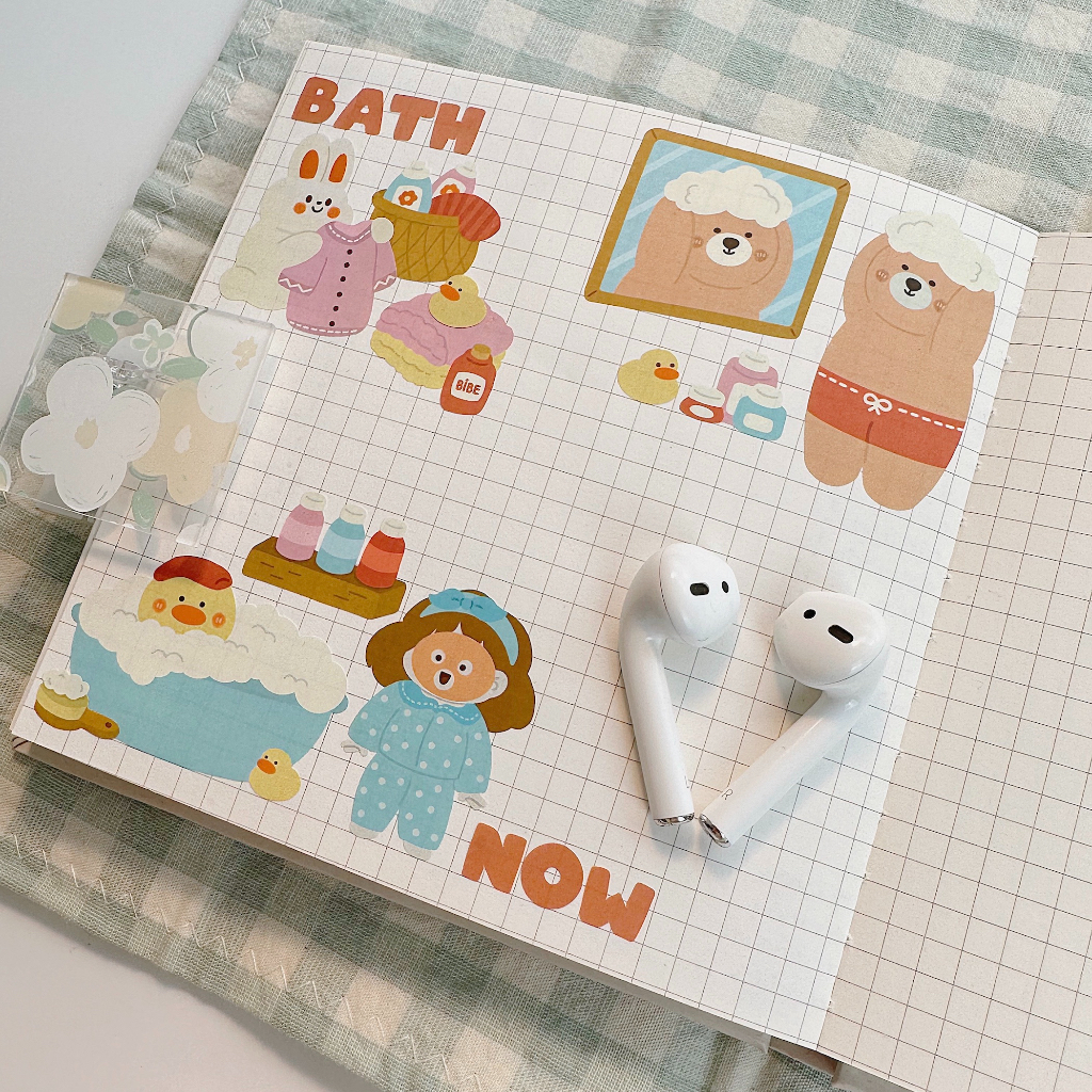 Bibe | Selfcare Sticker Sheet | Hình Dán Trang Trí Sổ Planner, Bullet Journal