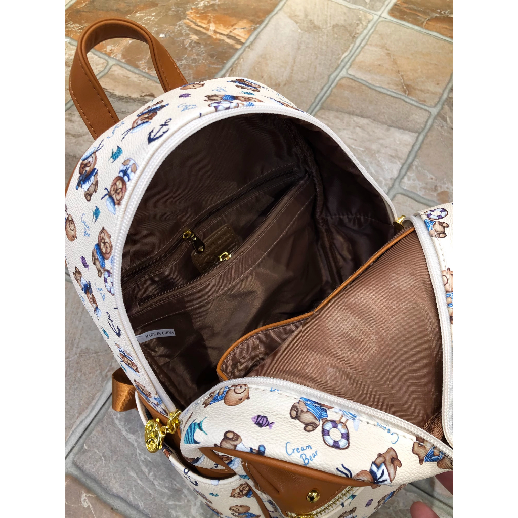 Balo Nam Nữ Thời Trang SAMMAO & CREAM BEAR Chính Hãng C1255-3