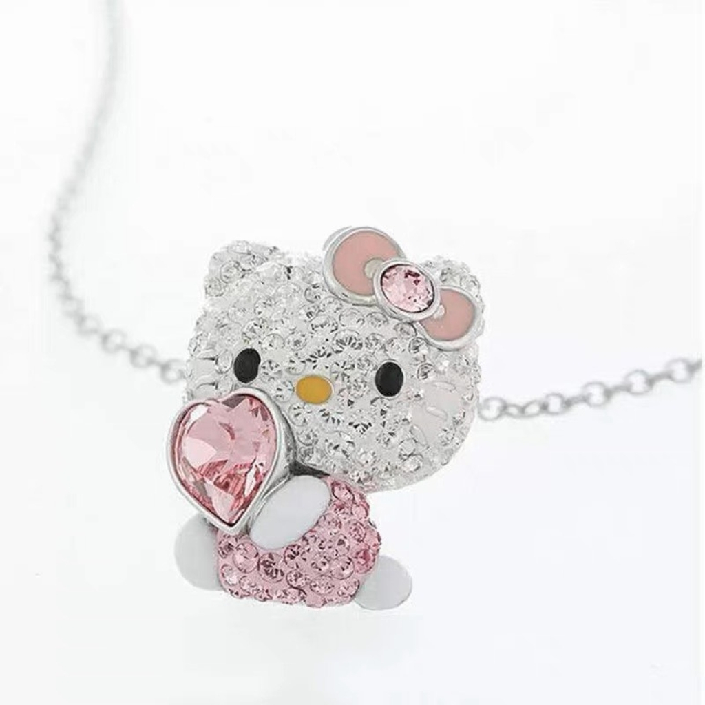 Dây Chuyền Mèo , Vòng Cổ Nữ Hello Kitty Silver Chính Hãng ANIME