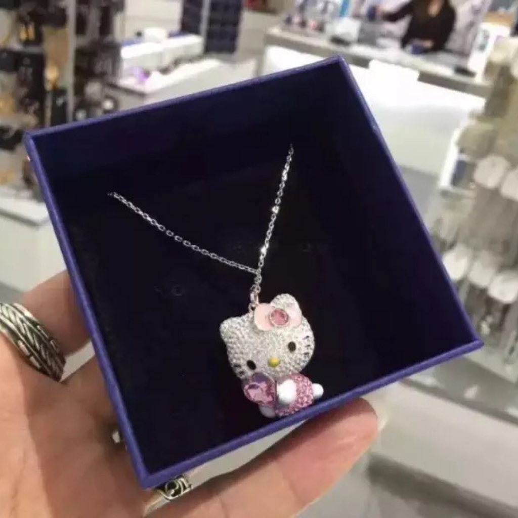 Dây Chuyền Mèo , Vòng Cổ Nữ Hello Kitty Silver Chính Hãng ANIME