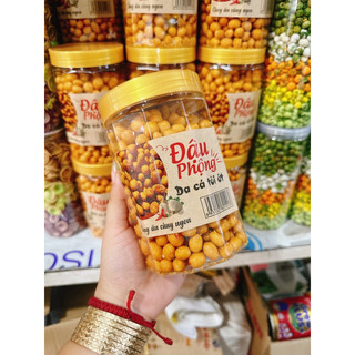 Đậu phộng da cá tỏi ớt pet 500gr