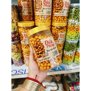 đậu phộng da cá tỏi ớt pet 500gr