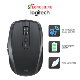Chuột không dây Bluetooth Logitech MX Anywhere 2S - Hàng chính hãng