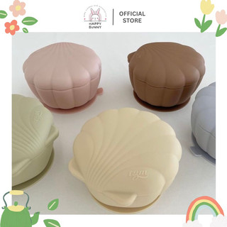 [CHÍNH HÃNG] Bát sò ăn dặm đế hít kèm nắp TGM Hàn quốc silicone an toàn cho bé