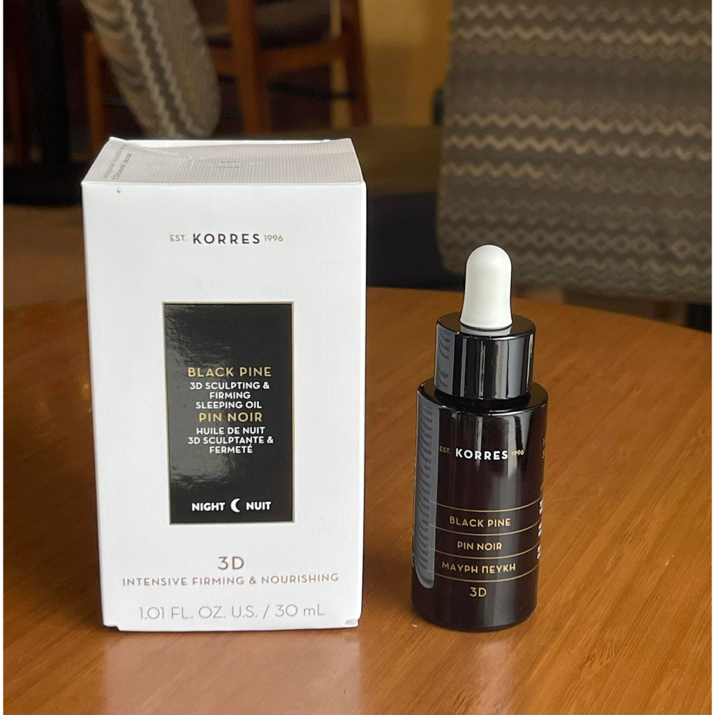 Tinh Dầu Dưỡng Da Korres Black Pine 3D Sculpting Firming & sleeping oil Chiết Xuất Thông Đen 30ml