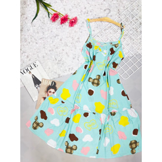 VÁY LANH-ĐẦM DÂY ĐUÔI CÁ MẶC NHÀ TOLE LANH SIZE XL(55-65kg)(dây áo có tăng đơ)