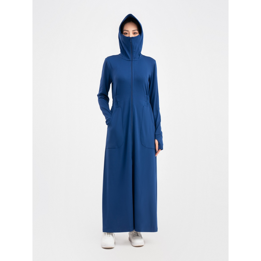 Áo chống nắng nữ Yody dáng dài, áo khoác nắng toàn thân chống tia UV thoáng mát mềm mại ACN6002