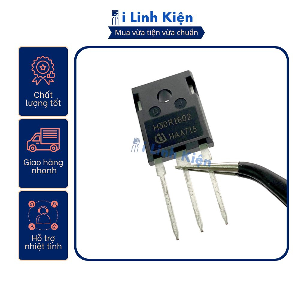 IGBT bếp từ H30R1602 30R1602 30A 1600V tháo máy chất lượng tốt .