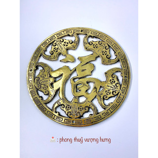   Giá Sỉ  Đồng tiền hoa mai Ngũ Phúc Lâm Môn - Kim Ngọc Mãn Đường 17-21cm bằng đồng cao cấp chiêu tài hút lộc 