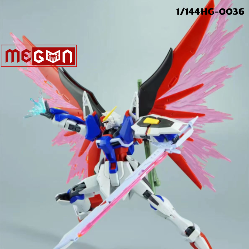 Mô hình lắp ráp HG 1/144 Astray Justice Strike Freedom Sword Impulse Zaku Raiser Destiny mô hình Megun