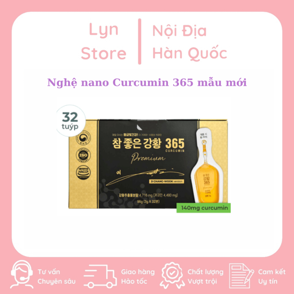 Nghệ nano Curcumin 365 mẫu mới