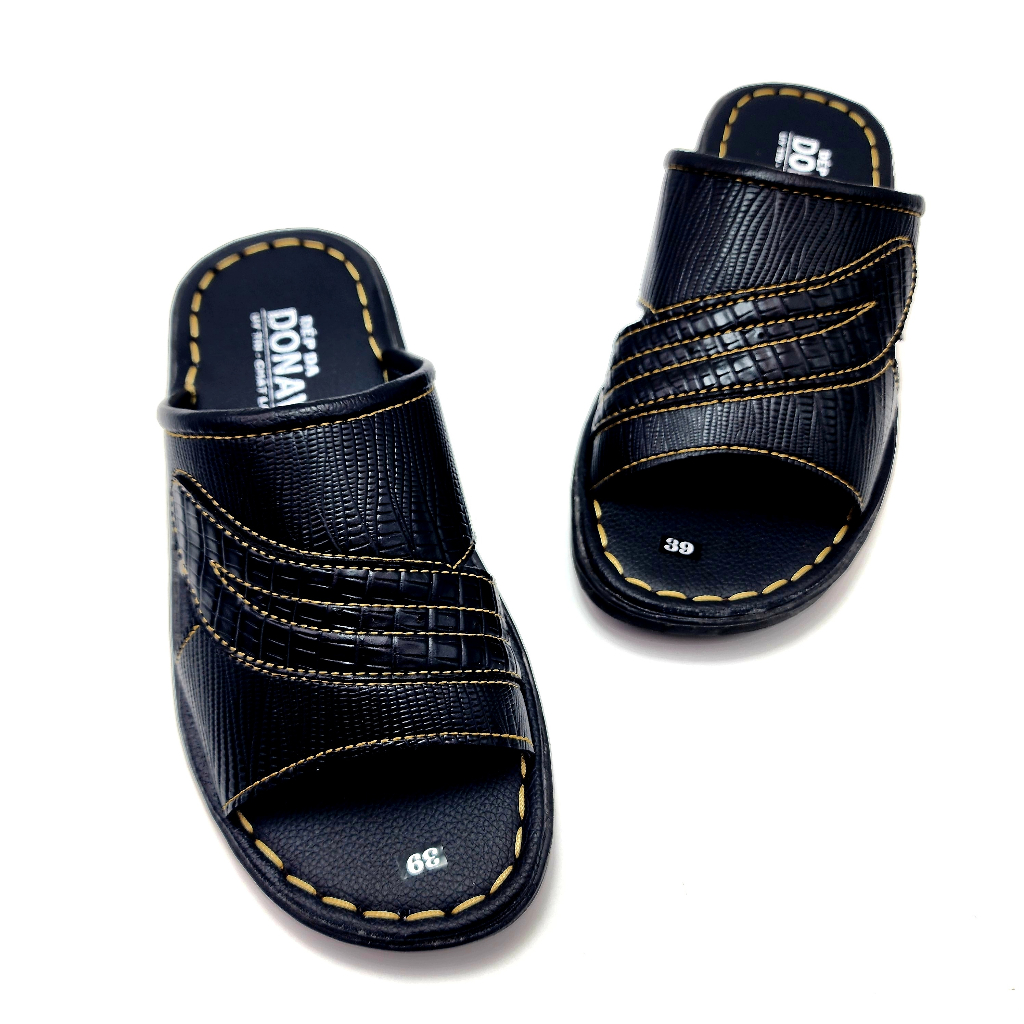 Xả xả xả dép quai ngang nam DONAVY cao cấp, hàng may quai chắc chắn bao đi nước  D.OG