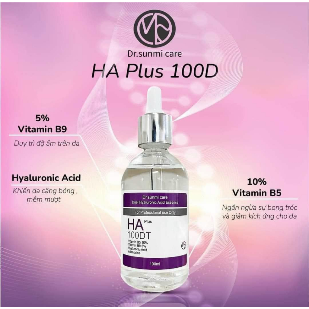Tinh Chất Dr.Sunmi Care Dưỡng Ẩm Phục Hồi Da HA Plus 100DT