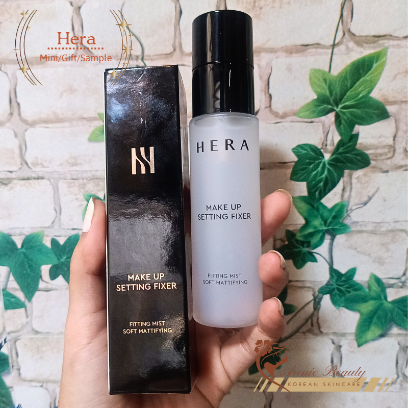 Xịt khoá nền makeup Hera cố định lớp trang điểm một cách chắc chắn và mang lại làn da sáng khỏe cùng dưỡng chất