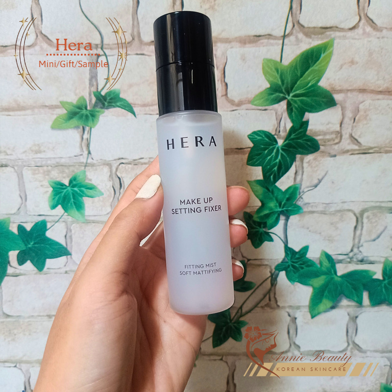 Xịt khoá nền makeup Hera cố định lớp trang điểm một cách chắc chắn và mang lại làn da sáng khỏe cùng dưỡng chất