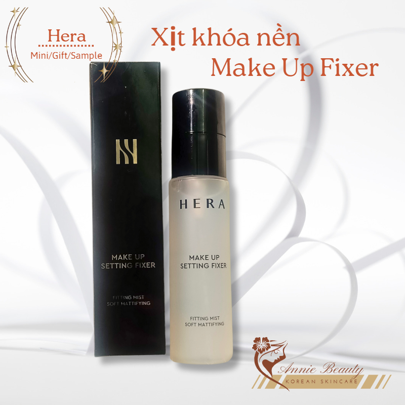 Xịt khoá nền makeup Hera cố định lớp trang điểm một cách chắc chắn và mang lại làn da sáng khỏe cùng dưỡng chất