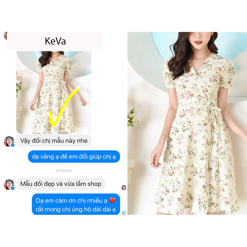 Đầm Hoa Công Chúa H3 - V1161 - KEVA SHOP