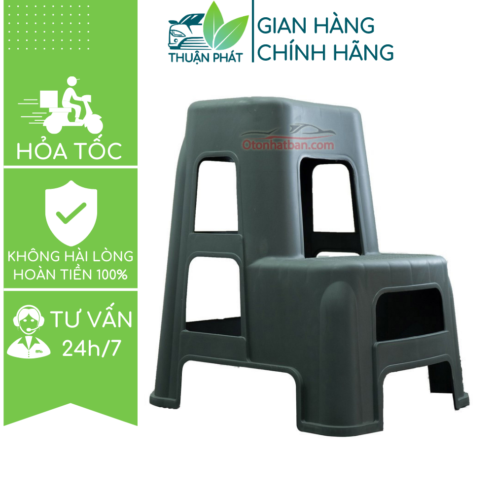 Ghế nhựa hai tầng rửa xe ô tô, thay dầu ô tô Taiwan ghế PVC nhựa chịu lực 200kg Thuận Phát