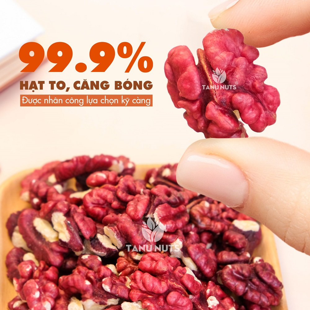 Hạt óc chó đỏ tách vỏ TANU NUTS, ngũ cốc dinh dưỡng cho bà bầu