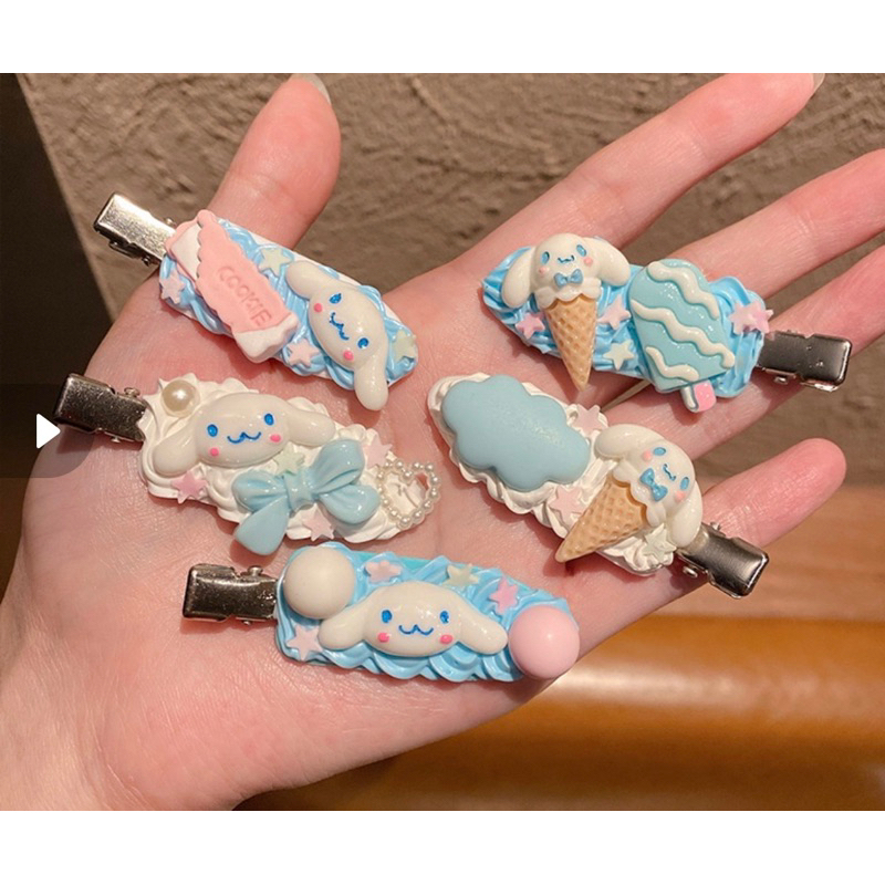 Set 10 charm theo chủ đề Trang trí toploader, kẹp tóc