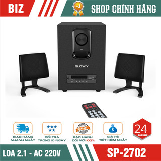 Loa vi tính Glowy SP-2072 2.1 Chính hãng – Bluetooth / FM / SD/ USB – Bảo Hành 12 tháng