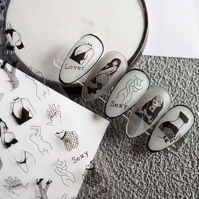 Sticker dán móng ĐỘC LẠ