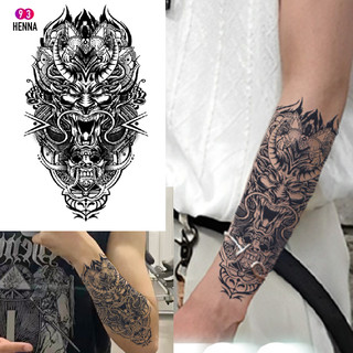 Hình xăm dán kín tay ác quỷ 17cm x 24cm chống thấm nước 15 ngày hot trend 2023 mã rồng