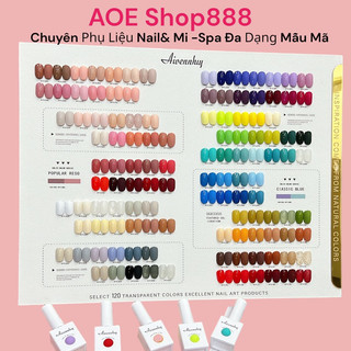 Set sơn gel Aivennhuy 120 màu chính hãng - Bộ sơn gel 120 tone màu hàn quốc rất đẹp