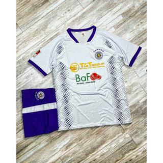 Bộ quần áo bóng đá, đá bóng CLB Hà Nội sân khách 2023- Trắng