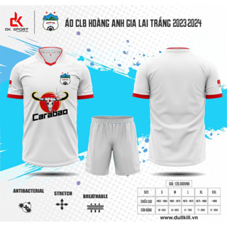 Bộ quần áo đá bóng clb Hoàng anh gia lai 2023 ( màu Trắng)