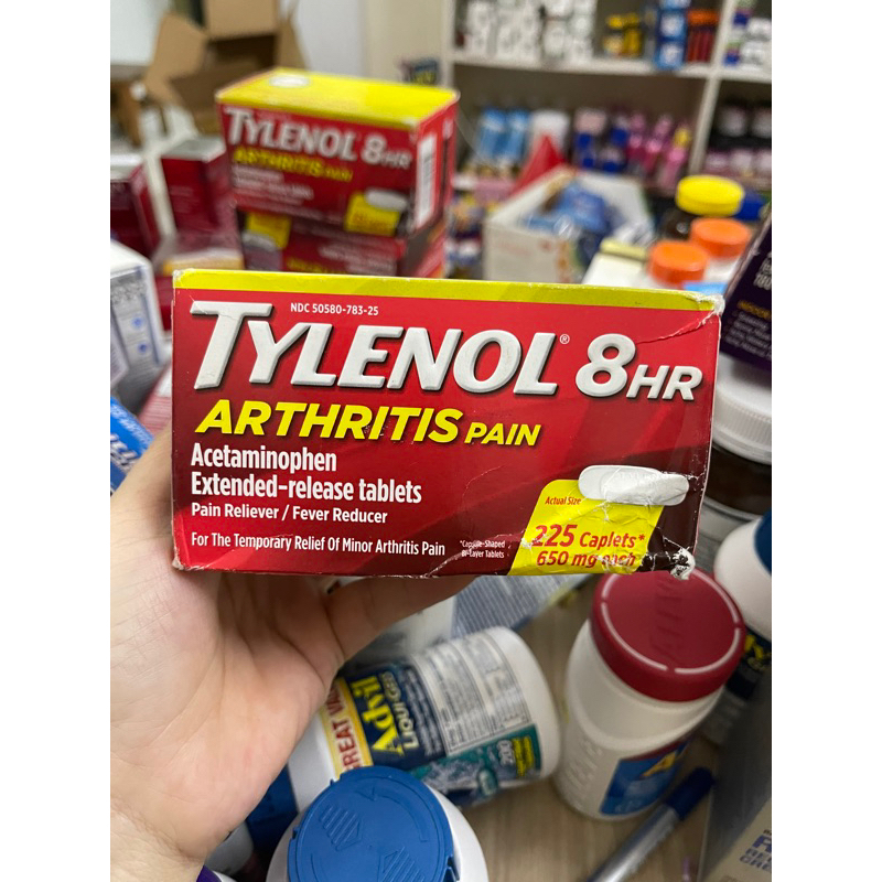 Thanh lý viên týlenol xấu vỏ 650mg date 2025