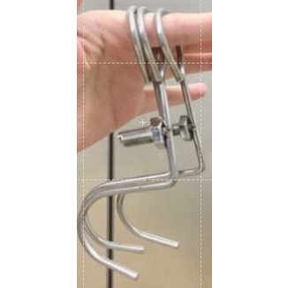 Đầu móc treo lồng chim, phơi quần áo, móc treo tường, quét mạng nhện Kèm sào gậy dài 3m - 6m INOX siêu bền chắc