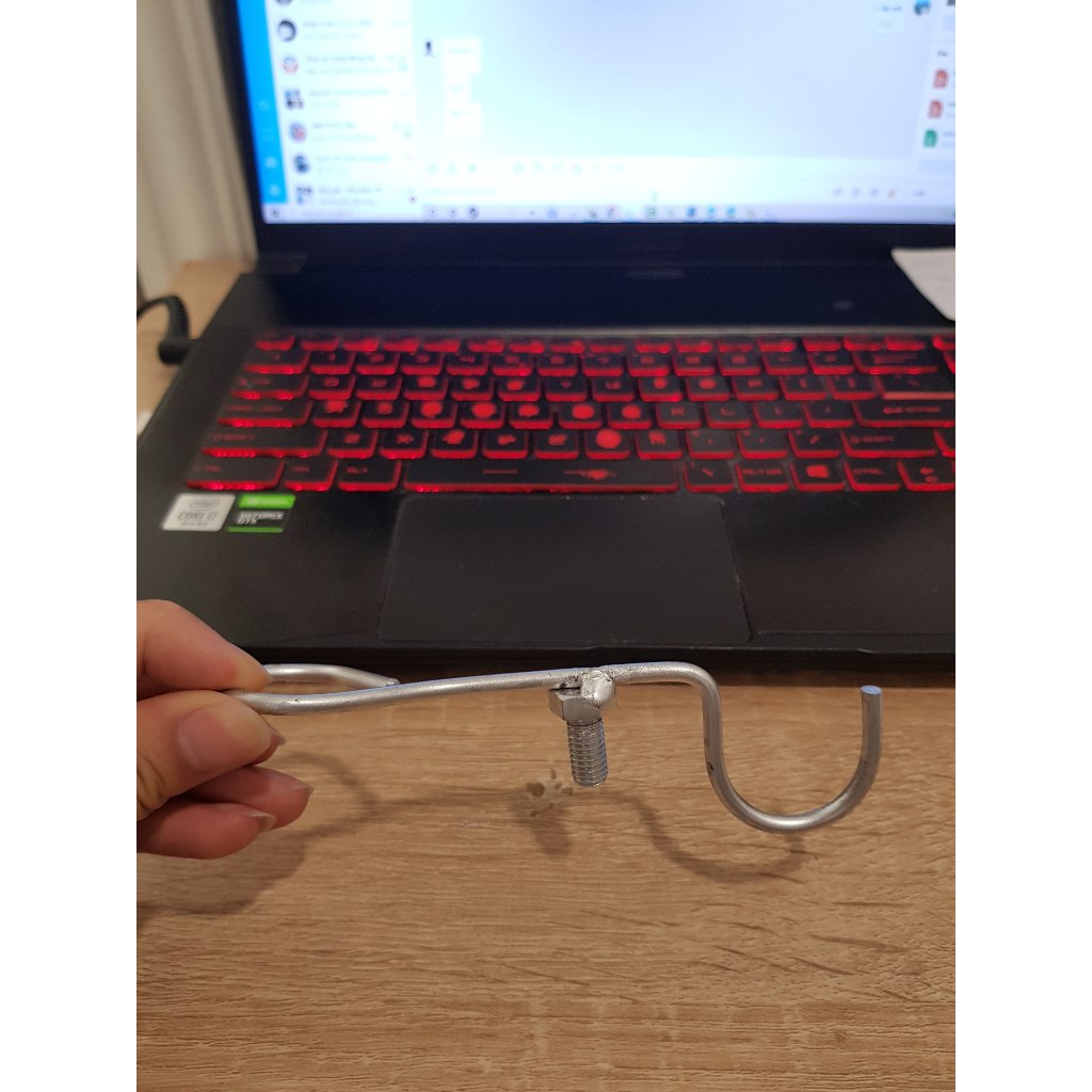 Đầu móc treo lồng chim, phơi quần áo, móc treo tường, quét mạng nhện Kèm sào gậy dài 3m - 6m INOX siêu bền chắc