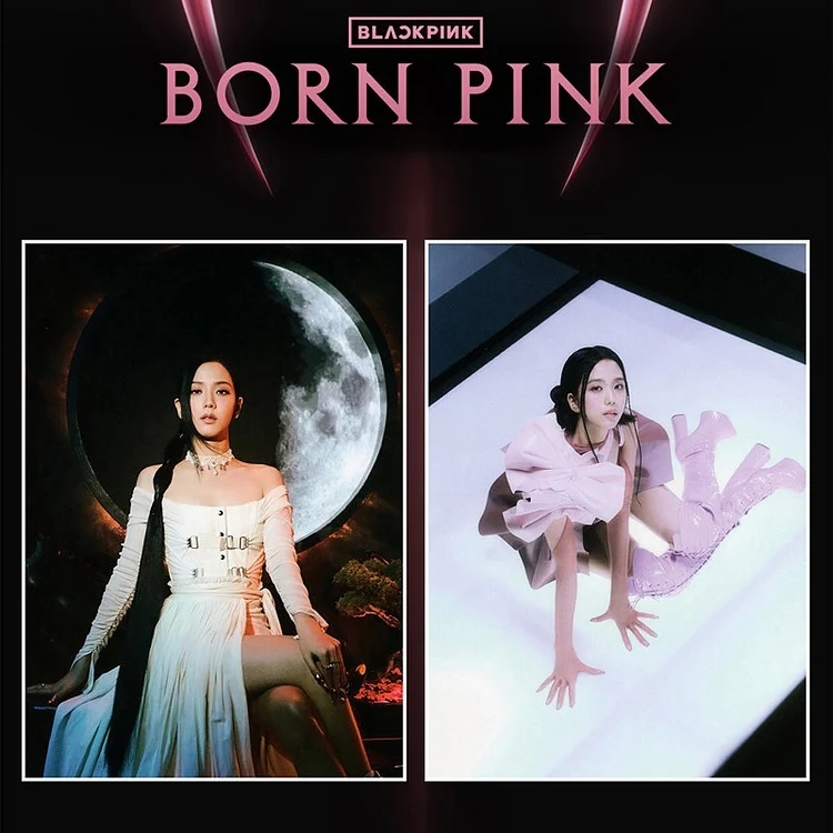 Poster ảnh BLACKPINK BORN PINK hiệu ứng hologram lấp lánh siêu đẹp