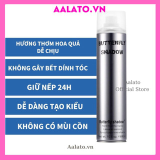 Gôm Xịt Tạo Kiểu Tóc, Gôm xịt tóc Butterfly Shadow Chính hãng, Gôm bạc giữ nếp tạo kiểu nam nữ