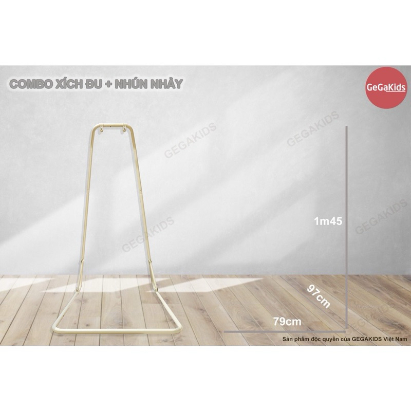 Xích đu nhún nhảy cho bé tập đi GEGAKIDS hàng chính hãng 100%