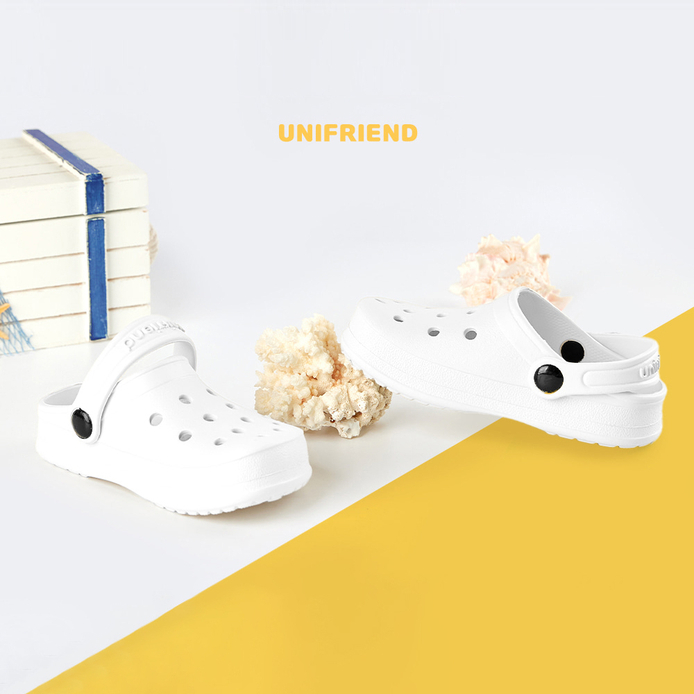 Giày sục chống trượt Unifriend EVA Classic Sandal US01 và Jibbitz kim loại chất lượng cao gắn cho giày