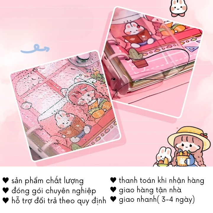 Set Quà Sinh Nhật Tặng Cho Nữ Combo Hộp Washi Tape Sticker Cute Timo WS16